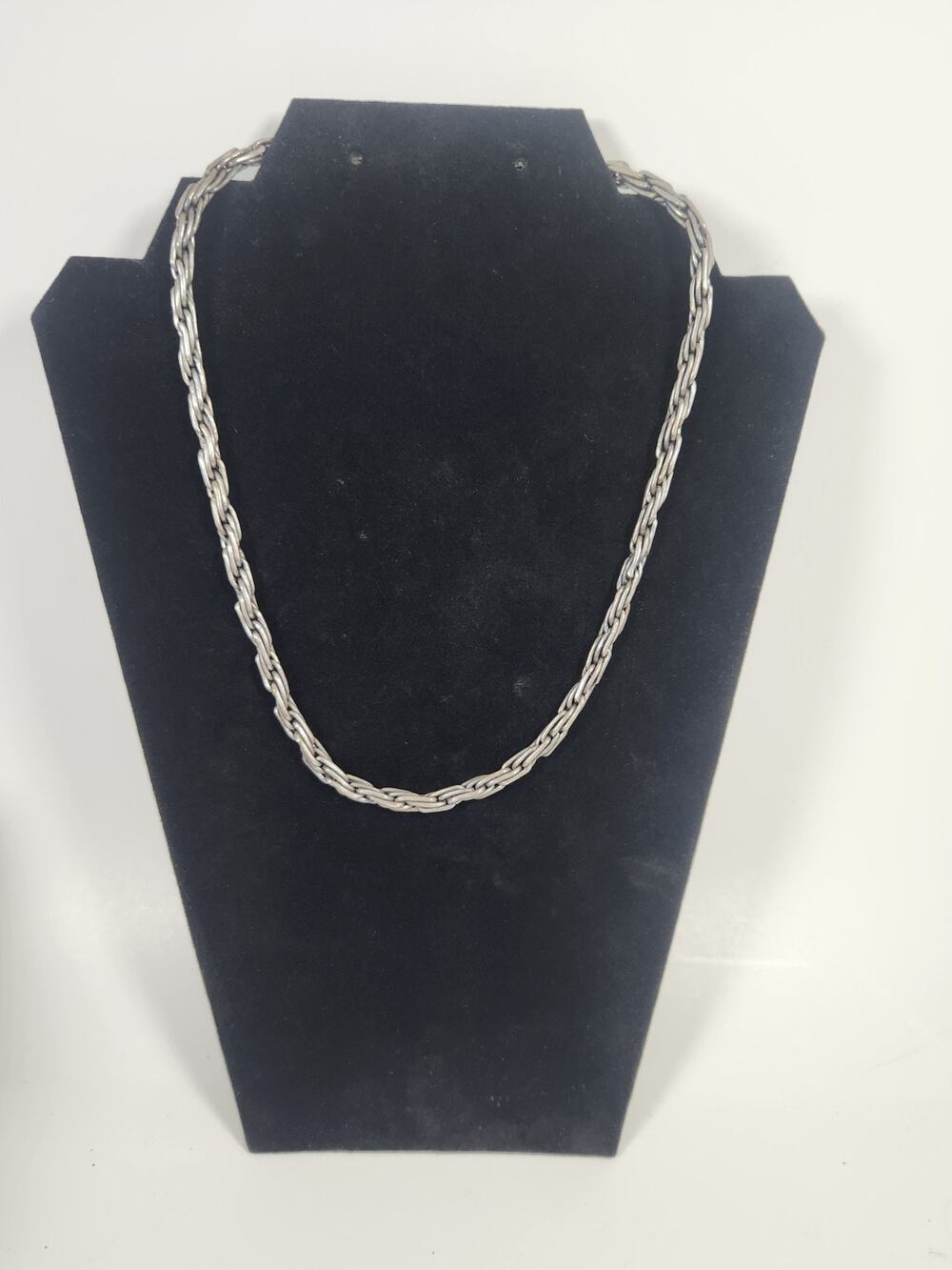 Suarti Sterling Silver Byzantine Chain Necklace Bali BA Indonesia - 61g